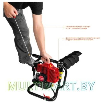 Мотобур Зубр МБ1-200 без шнека картинка 6